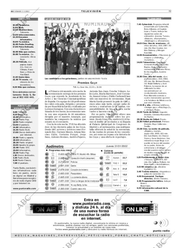 ABC MADRID 02-02-2002 página 77