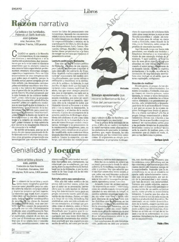 CULTURAL MADRID 02-02-2002 página 20