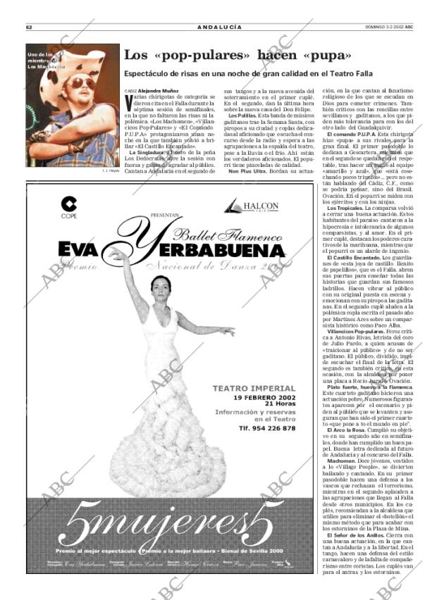 ABC SEVILLA 03-02-2002 página 62