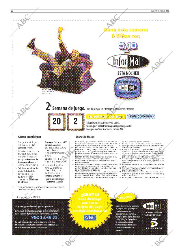 ABC MADRID 05-02-2002 página 16