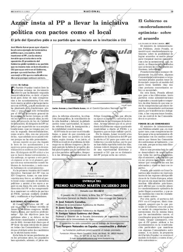 ABC MADRID 05-02-2002 página 19