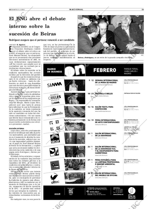 ABC MADRID 05-02-2002 página 25