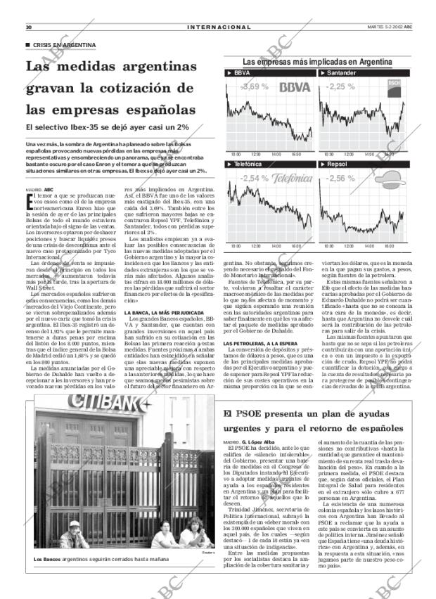 ABC MADRID 05-02-2002 página 30
