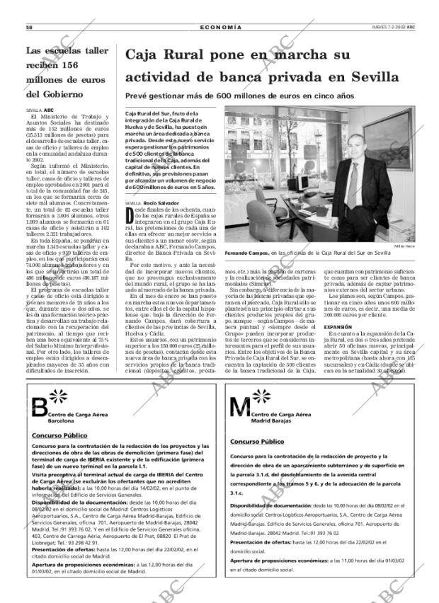 ABC SEVILLA 07-02-2002 página 58
