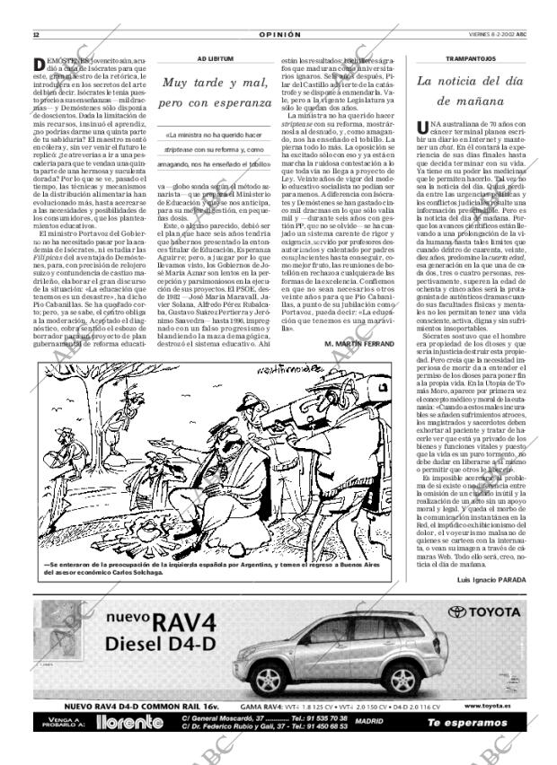 ABC MADRID 08-02-2002 página 12