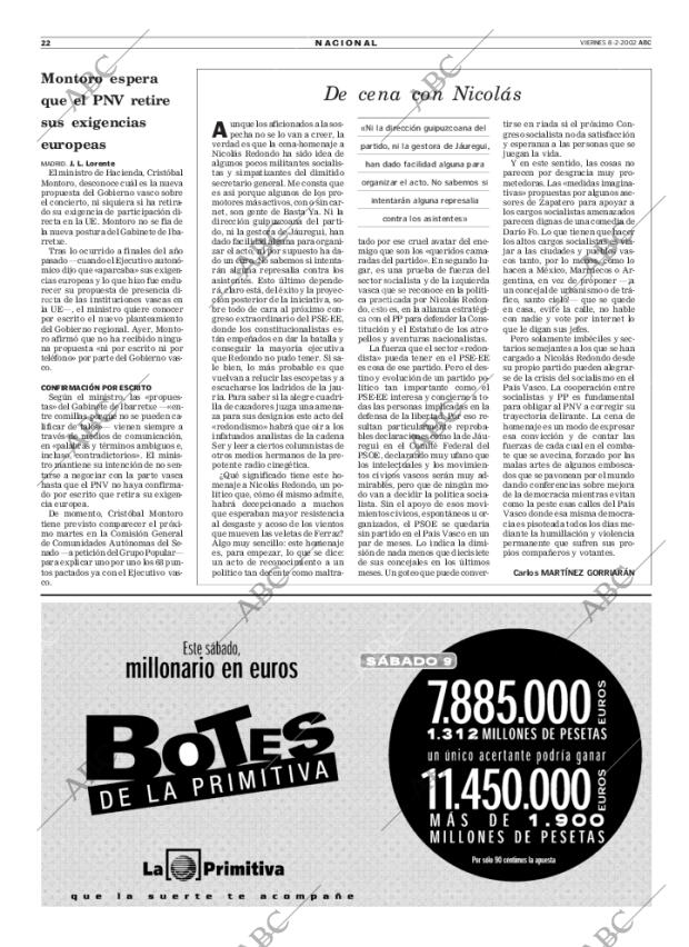 ABC MADRID 08-02-2002 página 22