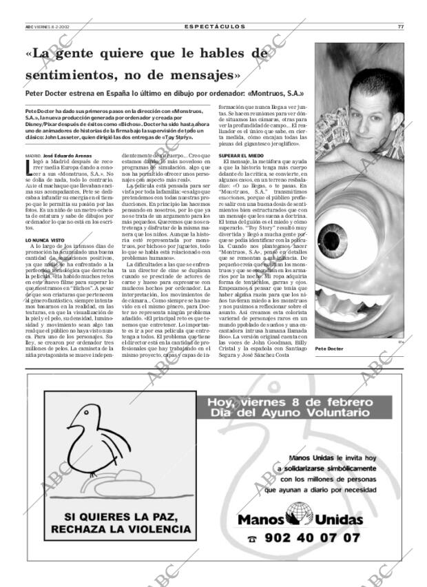 ABC MADRID 08-02-2002 página 77