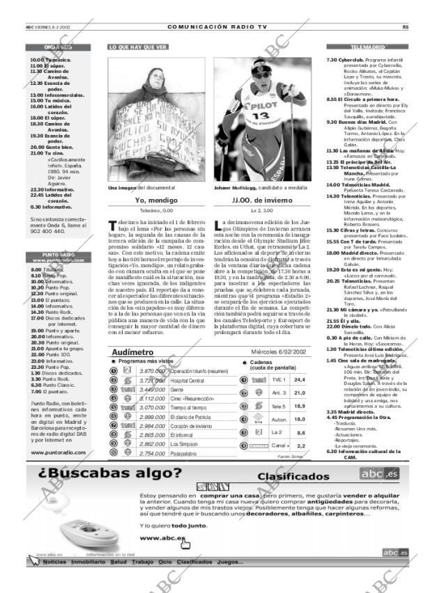 ABC MADRID 08-02-2002 página 85