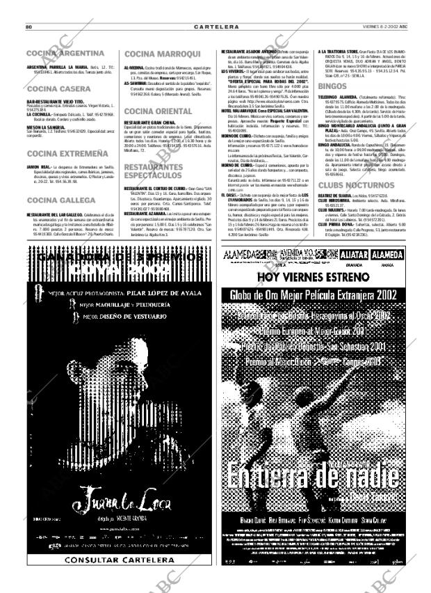 ABC SEVILLA 08-02-2002 página 80