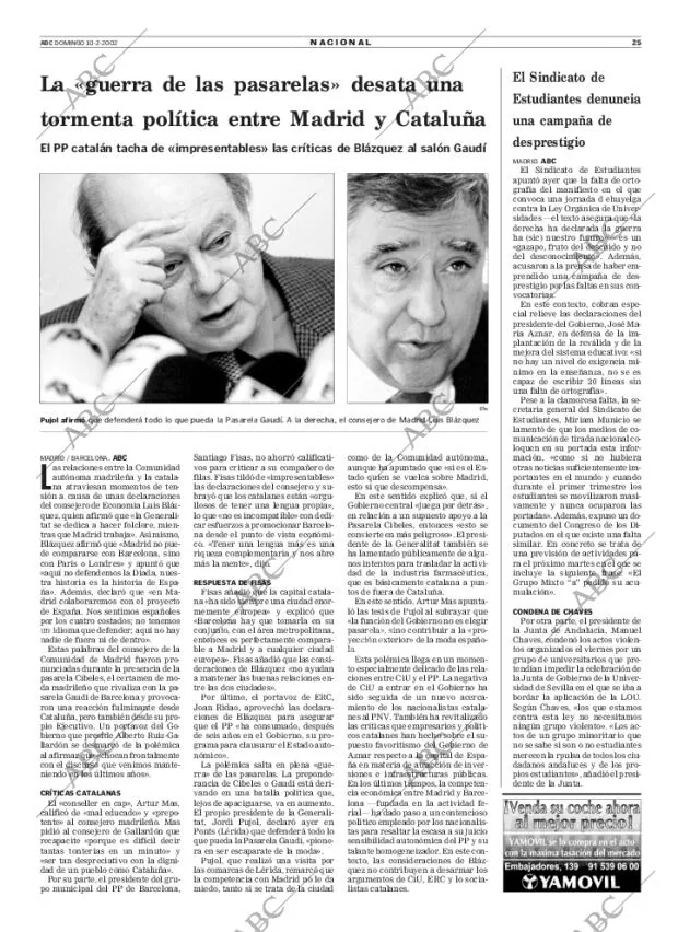 ABC MADRID 10-02-2002 página 25