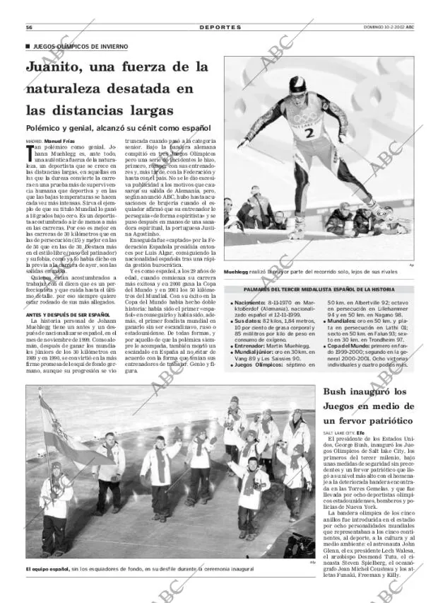 ABC MADRID 10-02-2002 página 56
