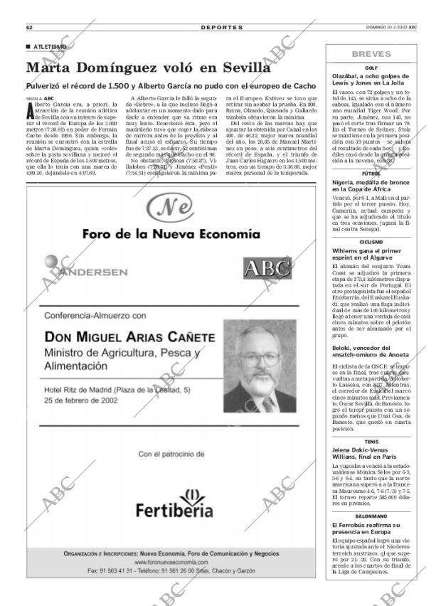 ABC MADRID 10-02-2002 página 62