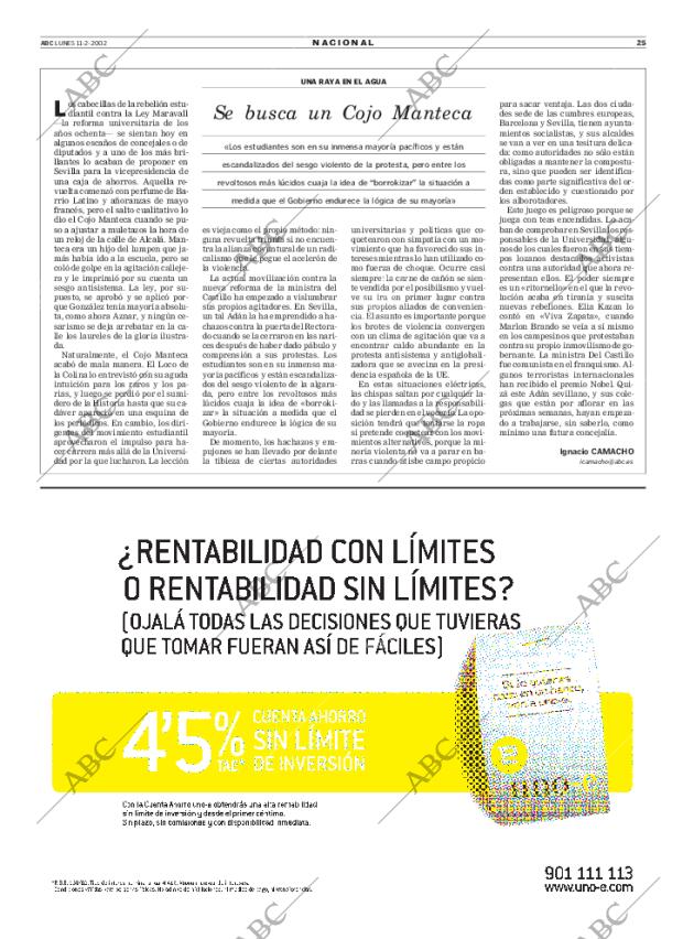 ABC MADRID 11-02-2002 página 25