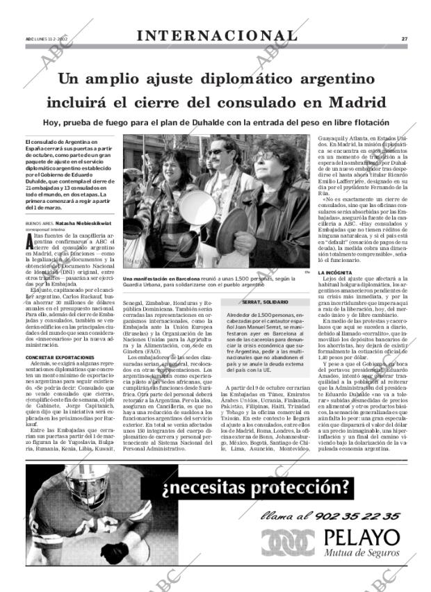 ABC MADRID 11-02-2002 página 27