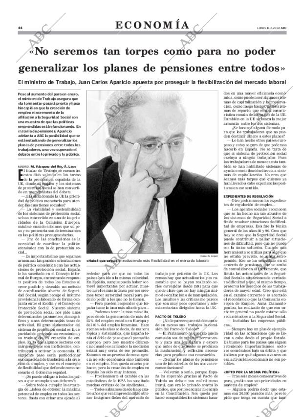 ABC MADRID 11-02-2002 página 44