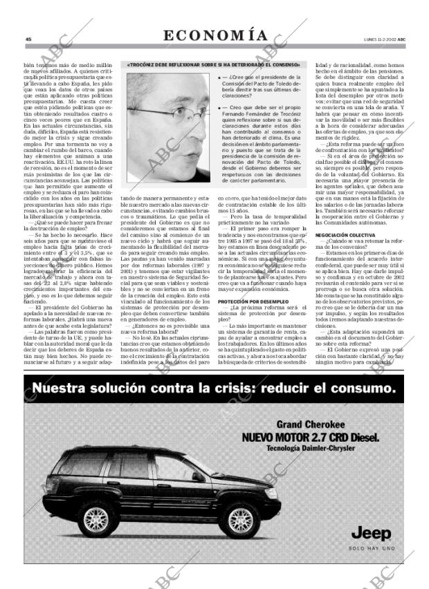 ABC MADRID 11-02-2002 página 45