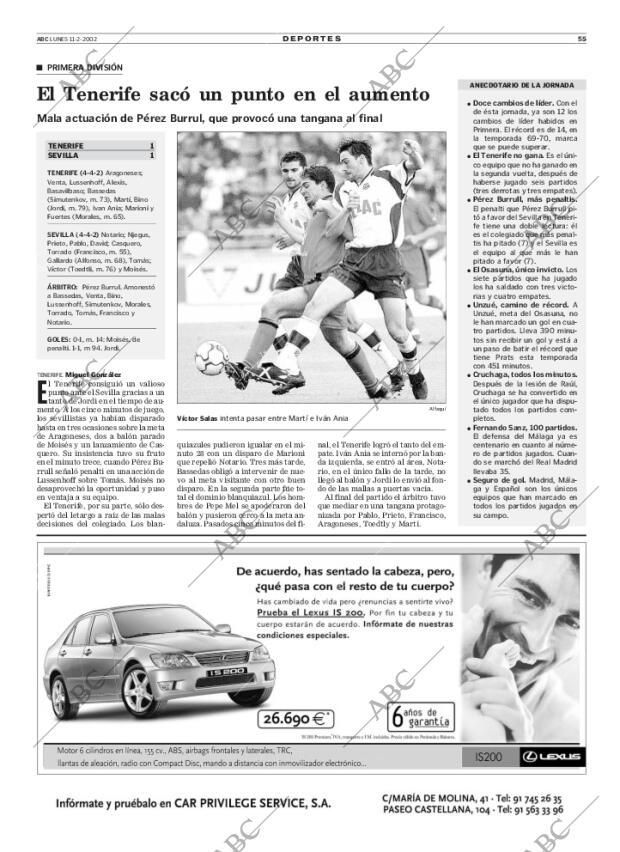 ABC MADRID 11-02-2002 página 55