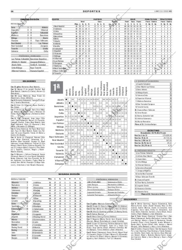 ABC MADRID 11-02-2002 página 56