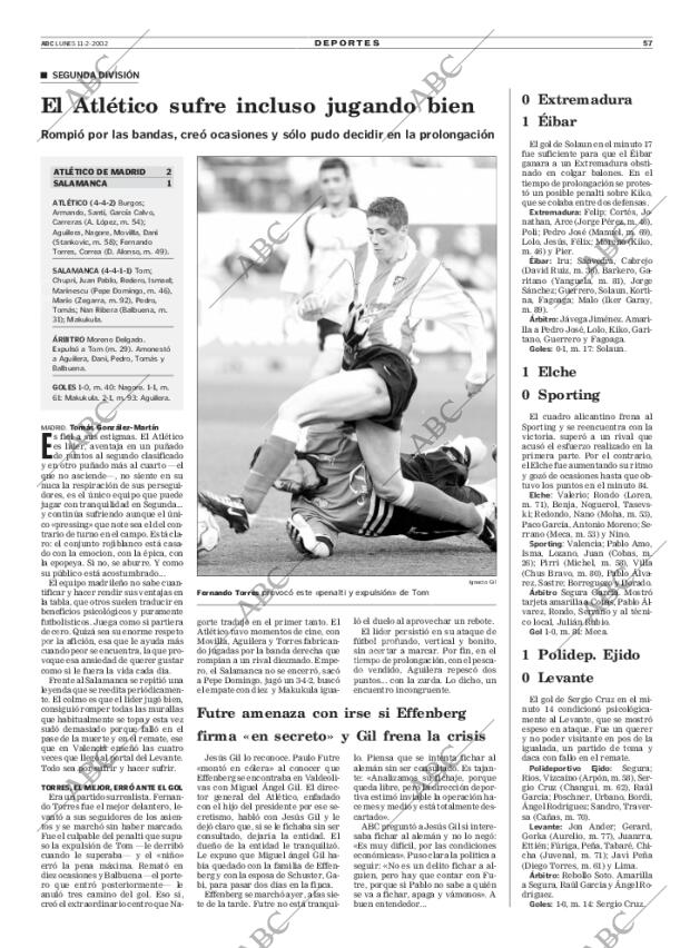 ABC MADRID 11-02-2002 página 57