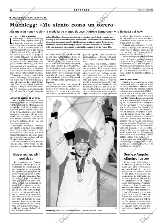 ABC MADRID 11-02-2002 página 62