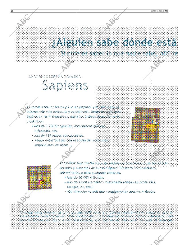 ABC MADRID 11-02-2002 página 68