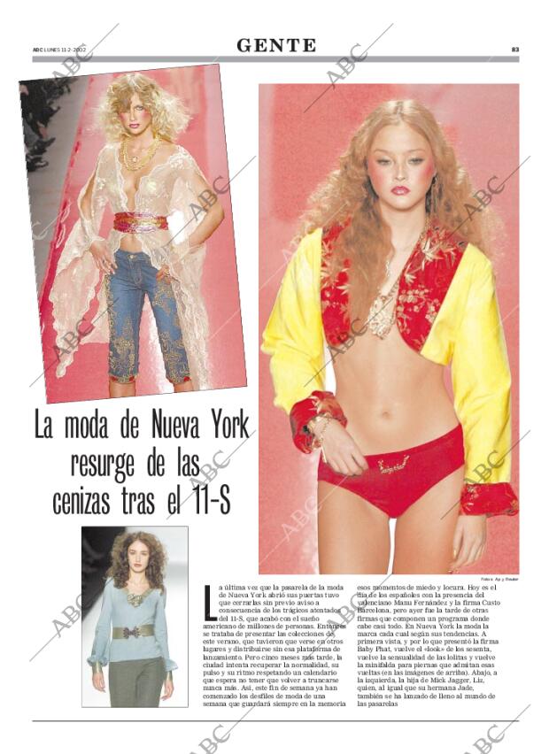 ABC MADRID 11-02-2002 página 83