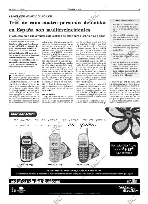 ABC SEVILLA 12-02-2002 página 31