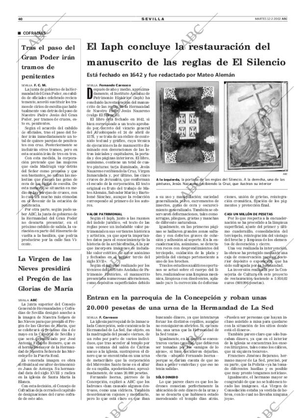 ABC SEVILLA 12-02-2002 página 40