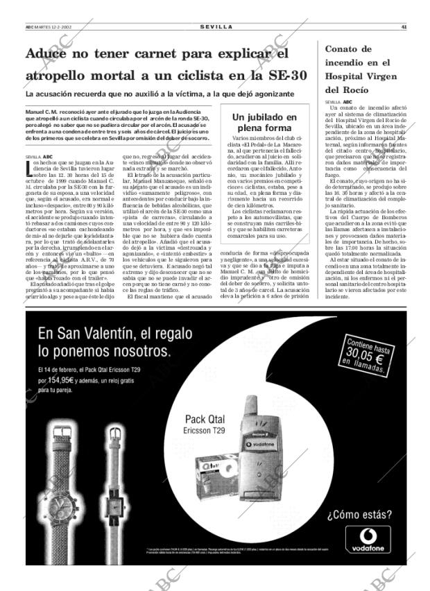 ABC SEVILLA 12-02-2002 página 41