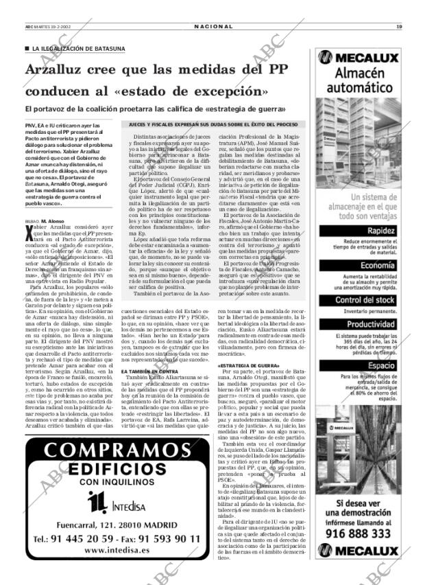 ABC SEVILLA 19-02-2002 página 19