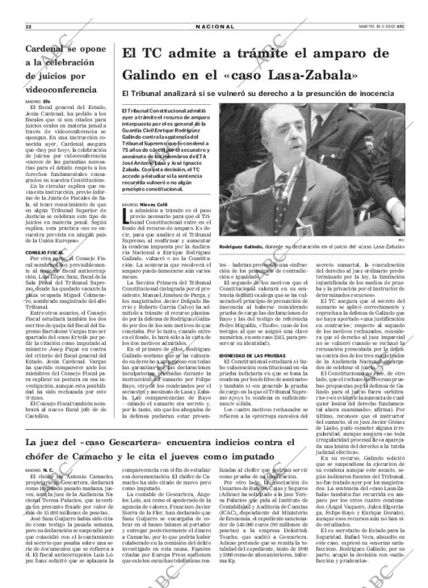 ABC SEVILLA 19-02-2002 página 22