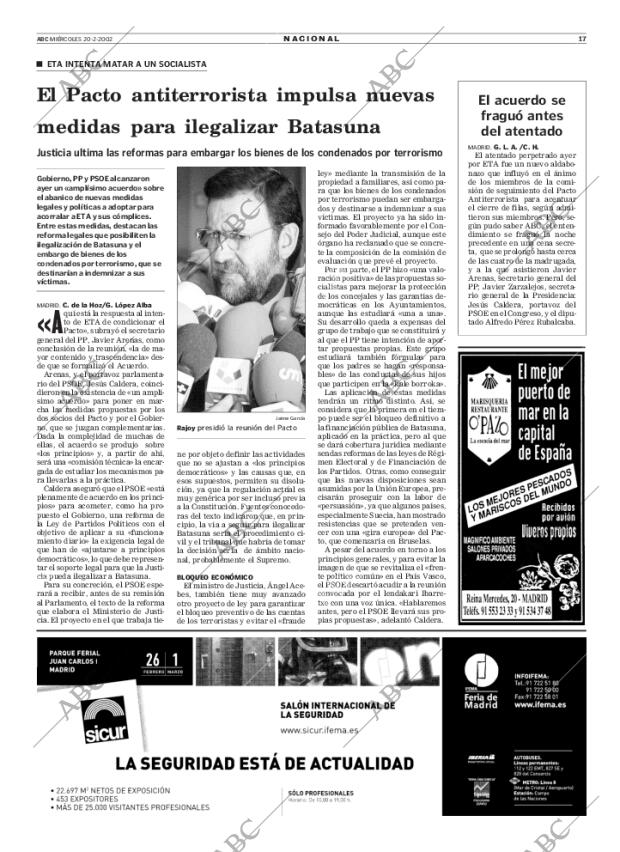 ABC MADRID 20-02-2002 página 17