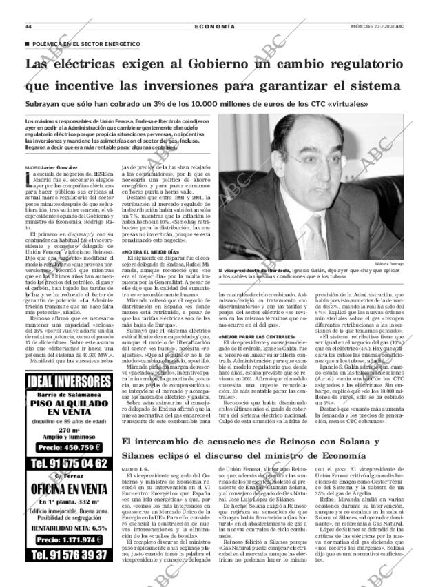 ABC MADRID 20-02-2002 página 44