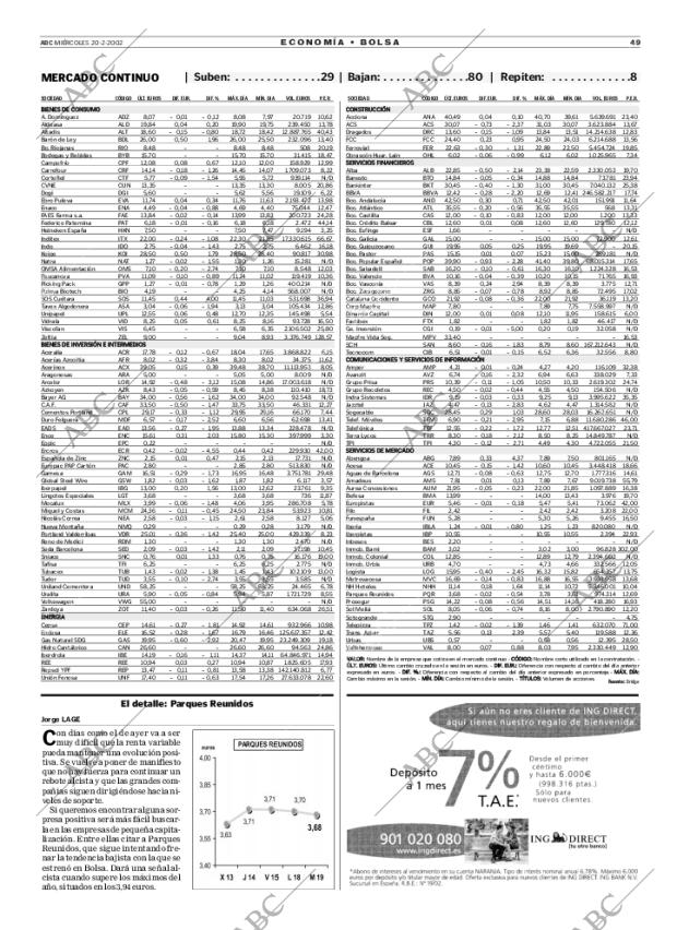 ABC MADRID 20-02-2002 página 49