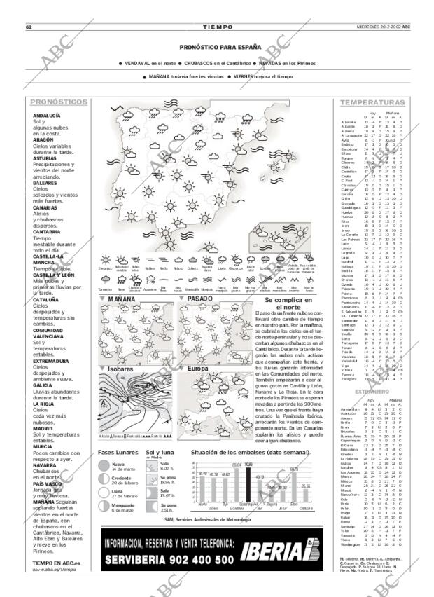ABC MADRID 20-02-2002 página 62