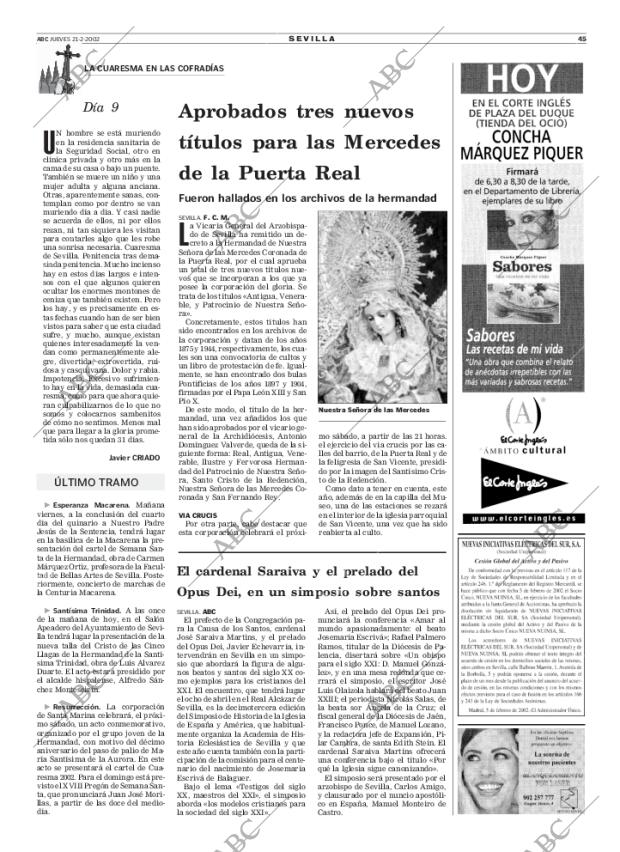 ABC SEVILLA 21-02-2002 página 45