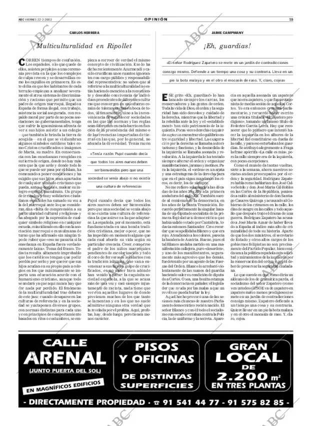 ABC MADRID 22-02-2002 página 15