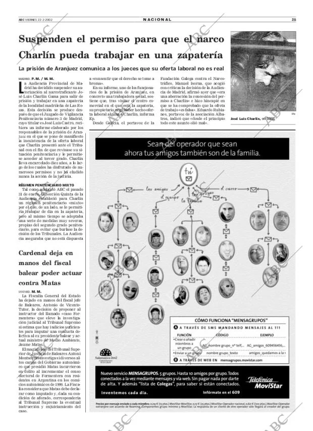 ABC MADRID 22-02-2002 página 25