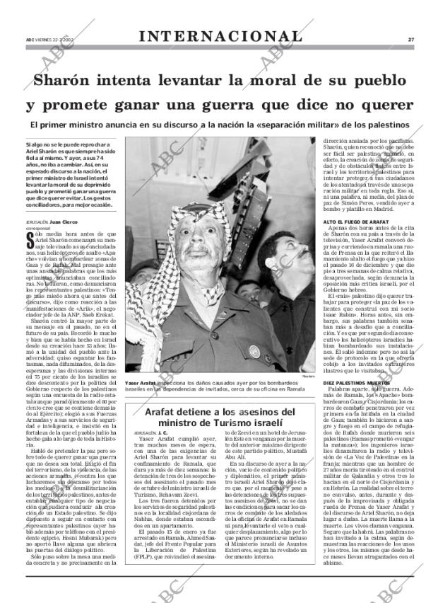 ABC MADRID 22-02-2002 página 27