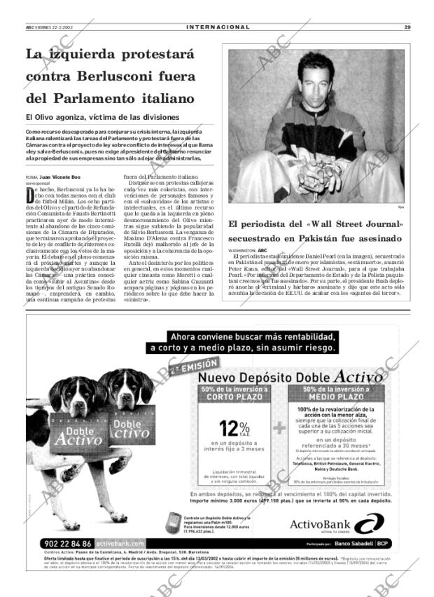 ABC MADRID 22-02-2002 página 29