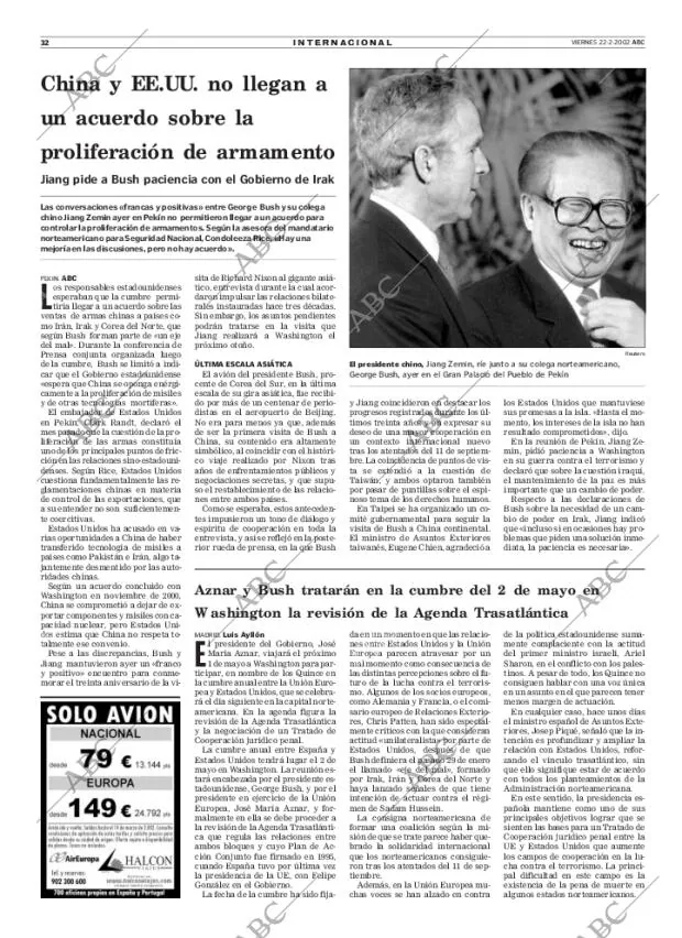 ABC MADRID 22-02-2002 página 32