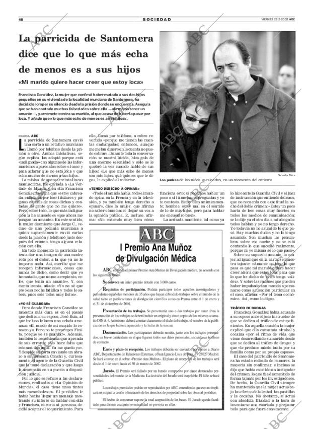 ABC MADRID 22-02-2002 página 40