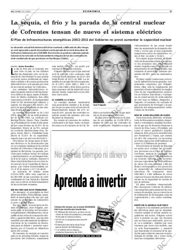 ABC MADRID 22-02-2002 página 47