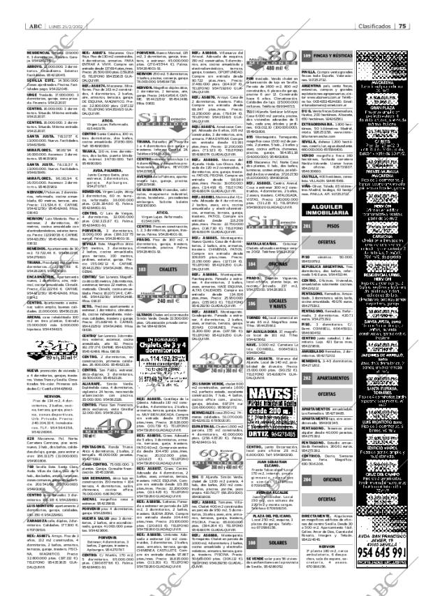 ABC SEVILLA 25-02-2002 página 75