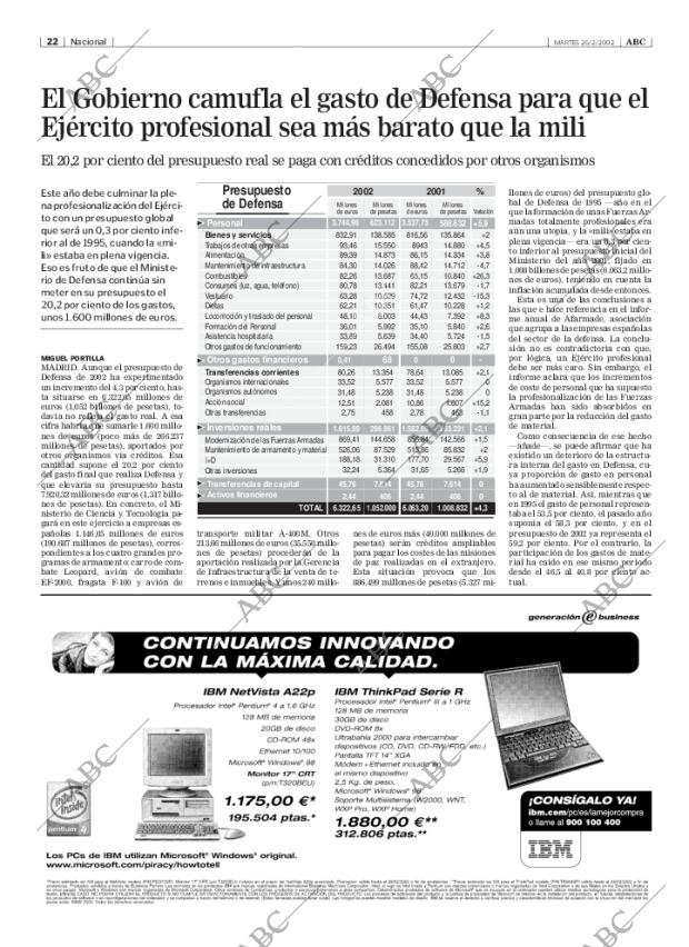 ABC SEVILLA 26-02-2002 página 22