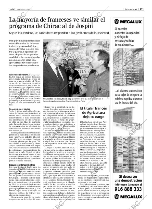 ABC SEVILLA 26-02-2002 página 27
