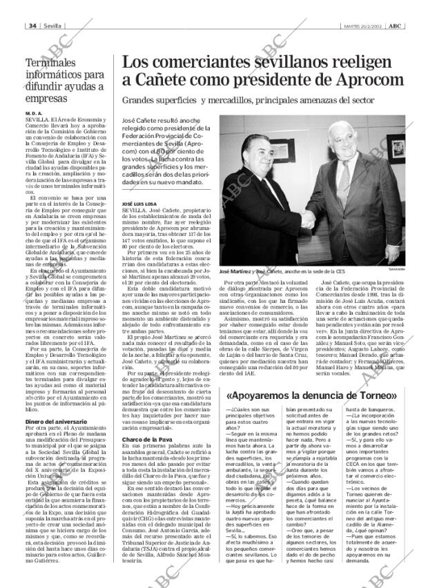 ABC SEVILLA 26-02-2002 página 34
