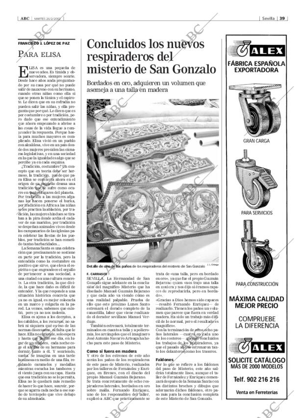 ABC SEVILLA 26-02-2002 página 39