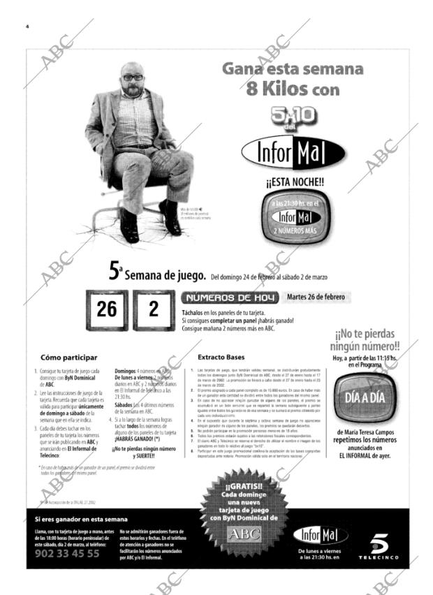 ABC SEVILLA 26-02-2002 página 4