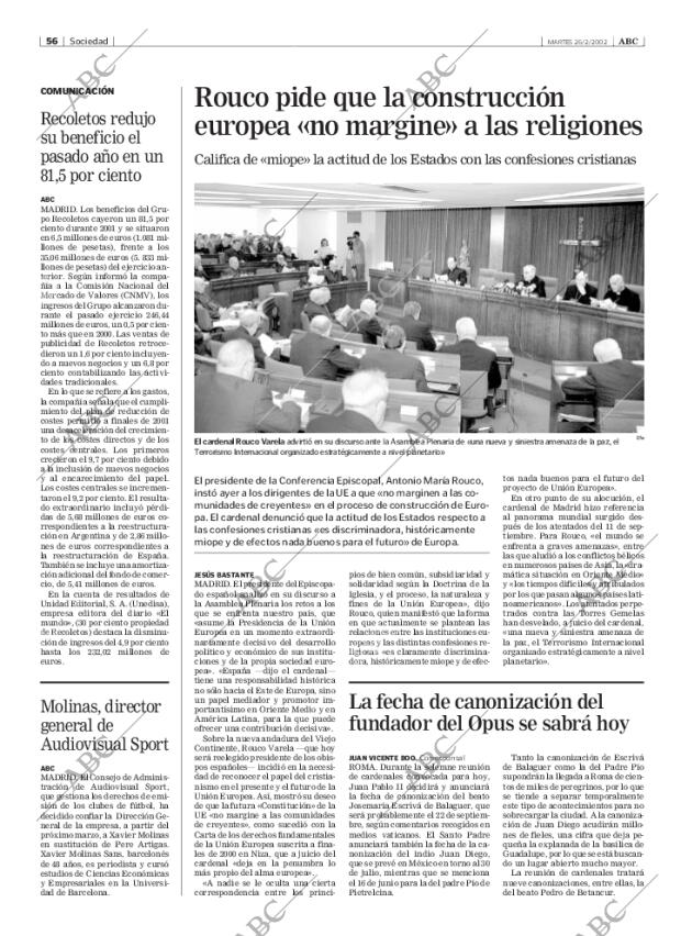 ABC SEVILLA 26-02-2002 página 56